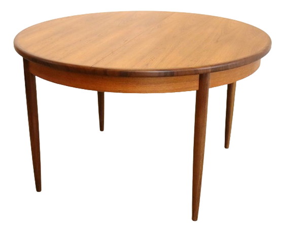 Image 1 of G-Plan ronde verlengbare eettafel 'Wadworth' vintage