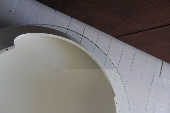 Image 1 of Glazen tafel uit het ruimtetijdperk