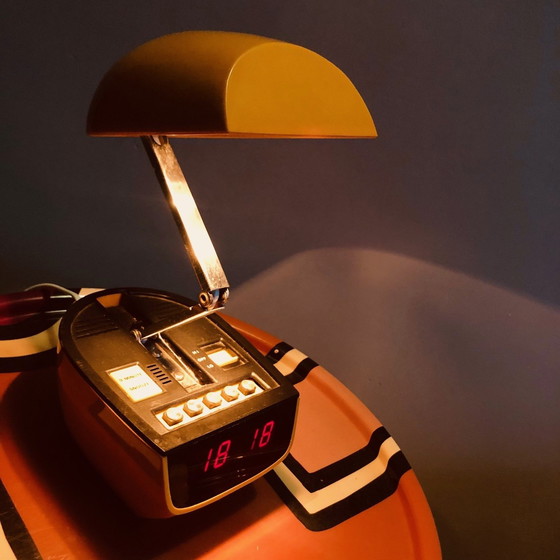 Image 1 of Vintage Lamp - Telescopische Capsule - Ex-60 - Digiclock - Hk - Space Age - 1960