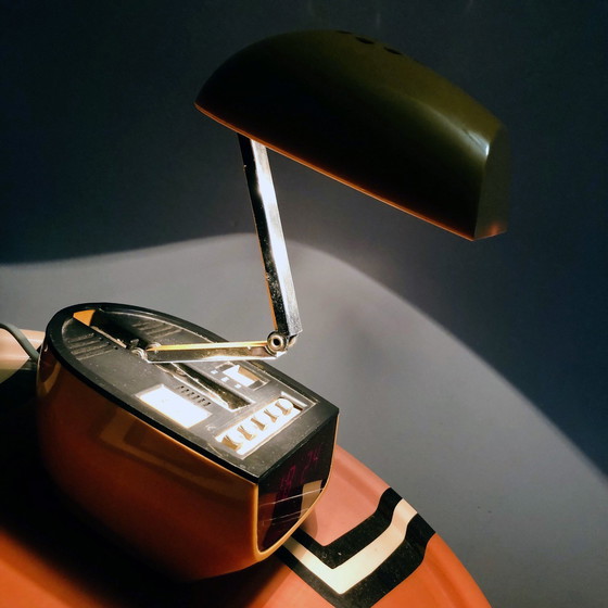 Image 1 of Vintage Lamp - Telescopische Capsule - Ex-60 - Digiclock - Hk - Space Age - 1960