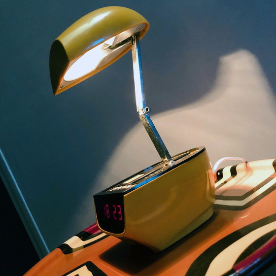 Image 1 of Vintage Lamp - Telescopische Capsule - Ex-60 - Digiclock - Hk - Space Age - 1960