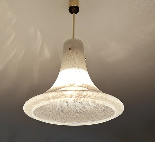 Vintage Limburgse Glazen Hanglamp