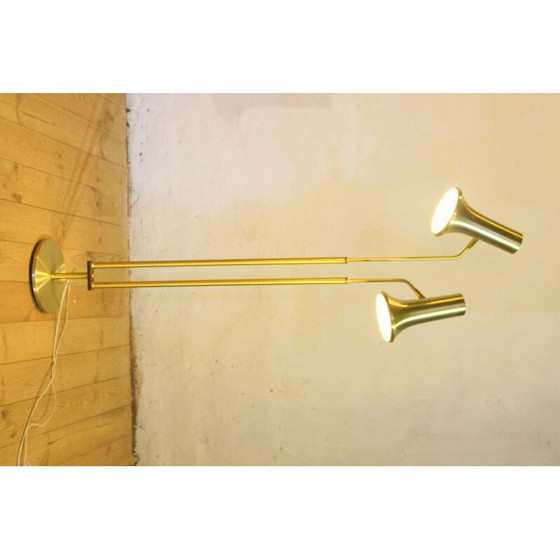 Image 1 of Vintage verstelbare vloerlamp, Denemarken 1970