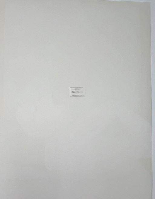 Gesigneerd; Guillaume Corneille Lithografie Evasion 1995 E/A