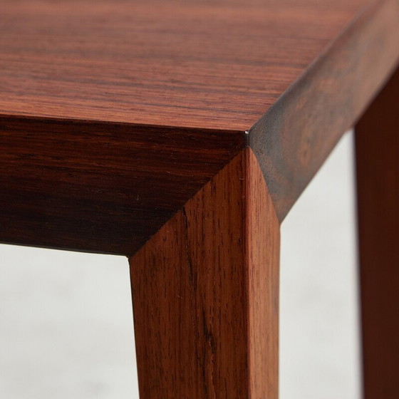 Image 1 of Vintage model 163 palissander nesttafels van Severin Hansen voor Haslev Møbelfabrik