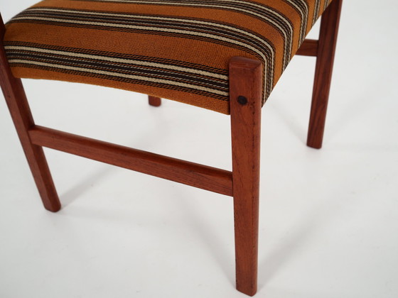 Image 1 of Set van zes teakhouten stoelen, Deens ontwerp, 1970S, Productie: Denemarken