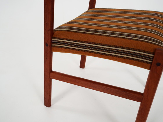 Image 1 of Set van zes teakhouten stoelen, Deens ontwerp, 1970S, Productie: Denemarken