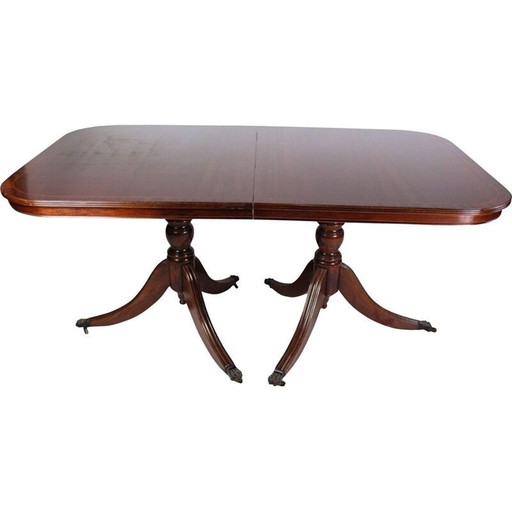 Vintage mahonie eettafel, 1930