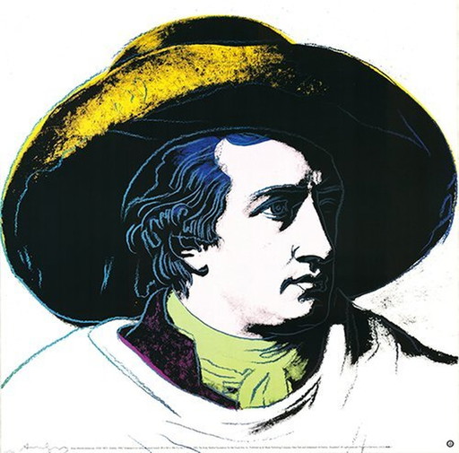 Andy Warhol --Goethe  --Xxl  (97X97 Cm)