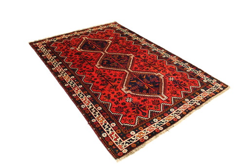 Origineel Perzisch Tapijt Nomadisch & Dorpsdeken Shiraz 231 X 158 Cm Top Conditie