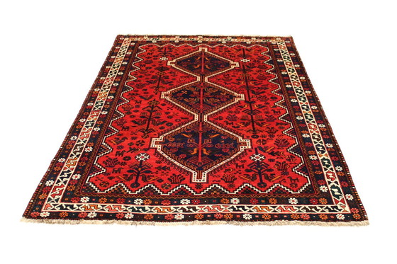 Image 1 of Origineel Perzisch Tapijt Nomadisch & Dorpsdeken Shiraz 231 X 158 Cm Top Conditie