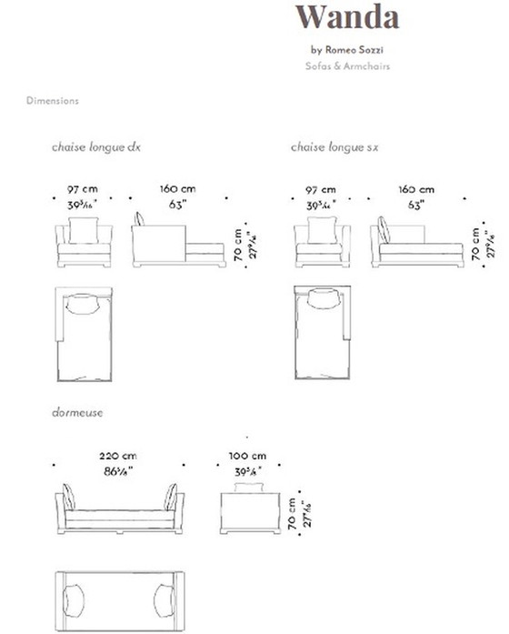 Image 1 of Promemoria chaise longue by Romeo Sozzi