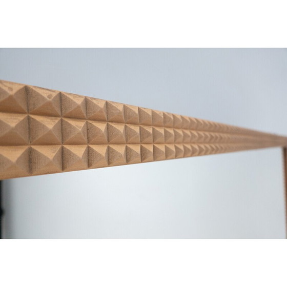 Image 1 of Mid Century Italiaanse houten spiegel, jaren 1940