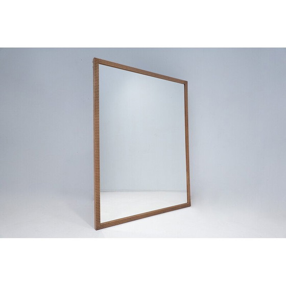 Image 1 of Mid Century Italiaanse houten spiegel, jaren 1940