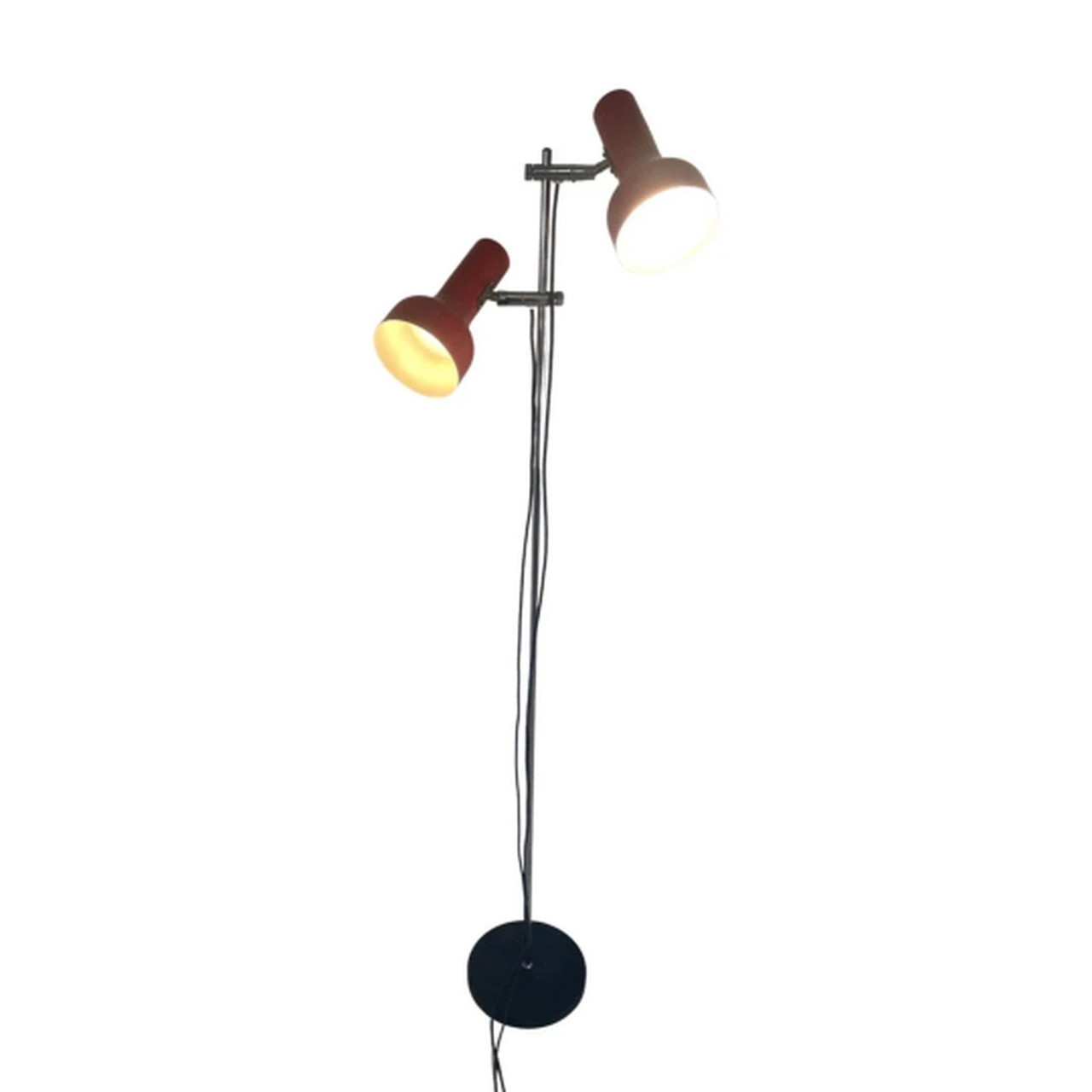 Space Age Design / Jaren 60 lamp - Dubbele spots en volledig verstelbaar