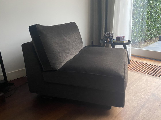 Image 1 of Minotti Donker Bruine Love Seat