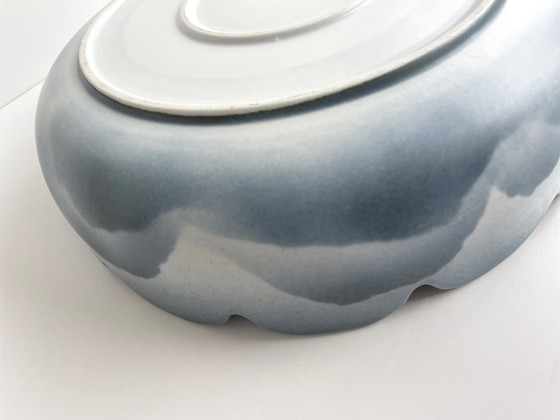 Image 1 of Vintage Virebent Yves Mohy Xxl Kom Porselein Frankrijk '70S