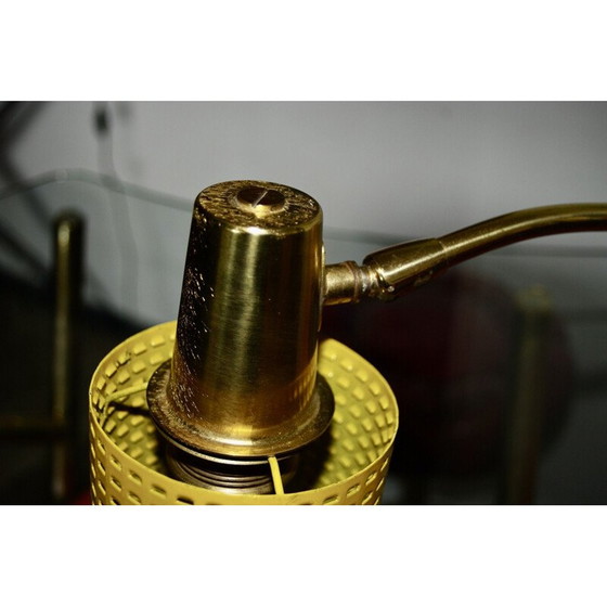 Image 1 of Vintage verstelbare wandlamp in staal en messing, Duitsland 1960