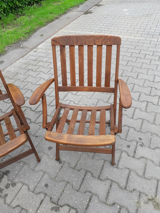 Image 1 of 4 Hartman Mesch Selection teak tuinstoelen, inklapbaar