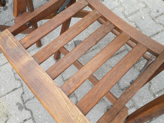 Image 1 of 4 Hartman Mesch Selection teak tuinstoelen, inklapbaar