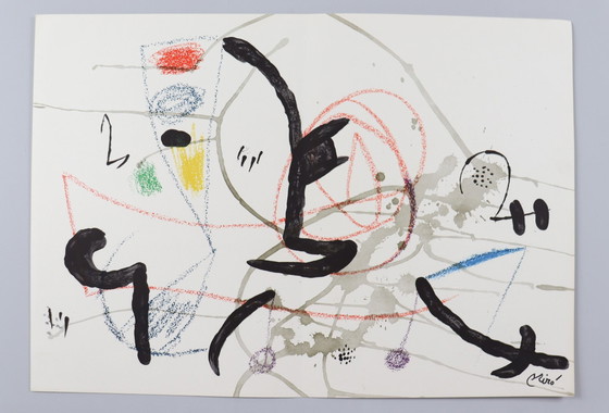 Image 1 of Joan Miro, Litho op papier, 'Maravillas Con Variaciones Acrosticas'.