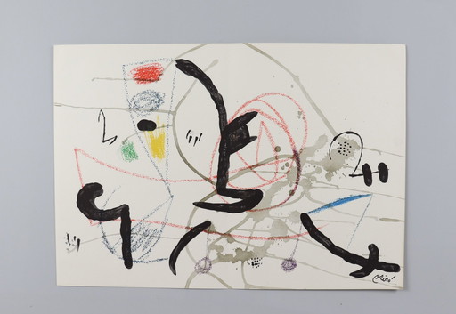 Joan Miro, Litho op papier, 'Maravillas Con Variaciones Acrosticas'.