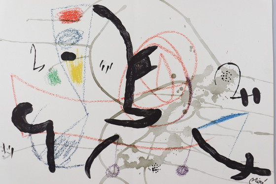 Image 1 of Joan Miro, Litho op papier, 'Maravillas Con Variaciones Acrosticas'.