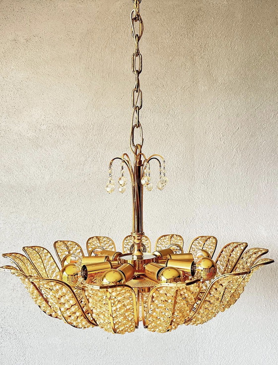 Image 1 of Vintage sunburst hanglamp