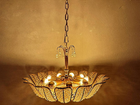 Image 1 of Vintage sunburst hanglamp