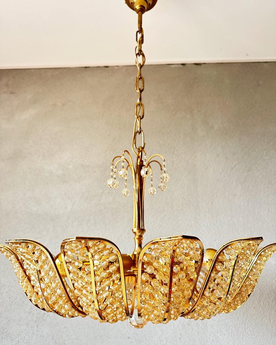 Image 1 of Vintage sunburst hanglamp