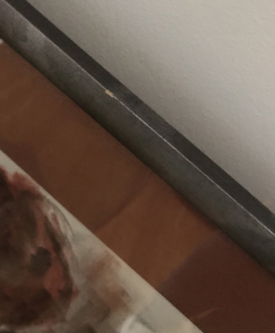 Image 1 of Ingelijste houtskooltekening van een naakt