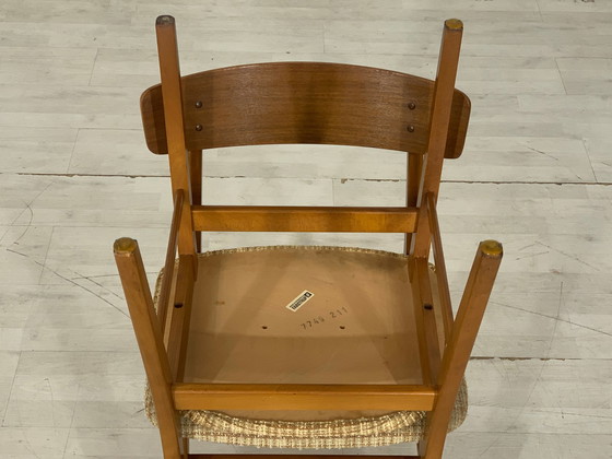 Image 1 of Deense teak farstrup stoelen eetkamerstoelen vintage