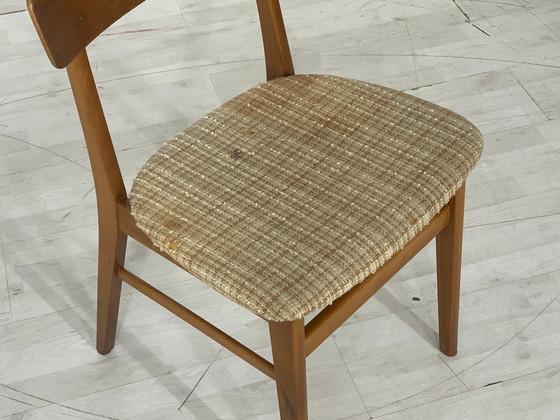 Image 1 of Deense teak farstrup stoelen eetkamerstoelen vintage