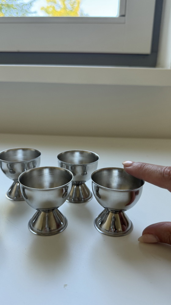 Image 1 of Vintage RVS Eierhouders