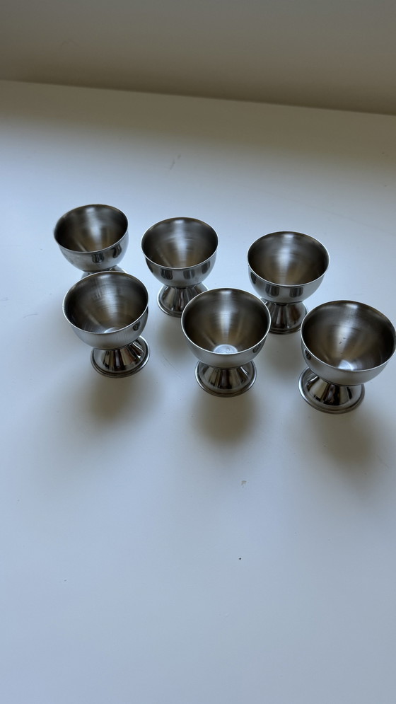 Image 1 of Vintage RVS Eierhouders