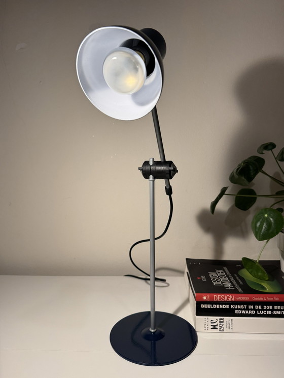 Image 1 of Veneta Lumi Massive Bureaulamp Metallic Blauw 80S