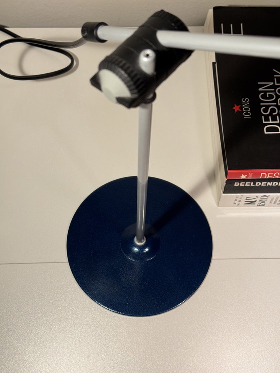 Image 1 of Veneta Lumi Massive Bureaulamp Metallic Blauw 80S