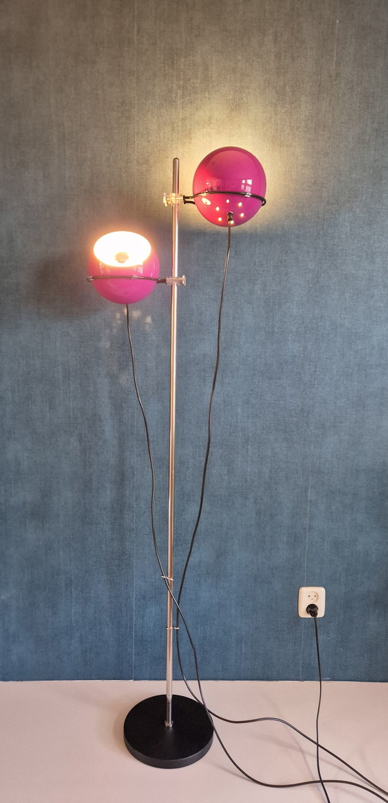 Image 1 of Gepo Vloerlamp / Bollenlamp Jaren 70