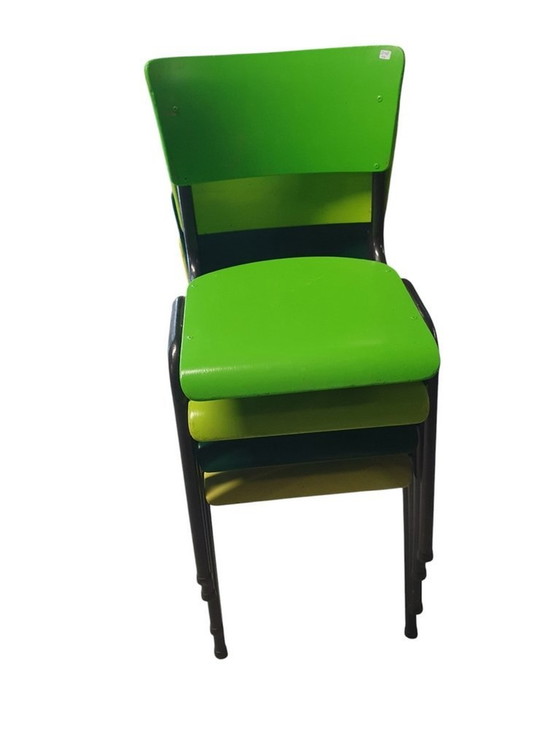 Image 1 of 2148 Industriele Vintage Schoolstoelen Stoelen