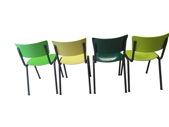 Image 1 of 2148 Industriele Vintage Schoolstoelen Stoelen