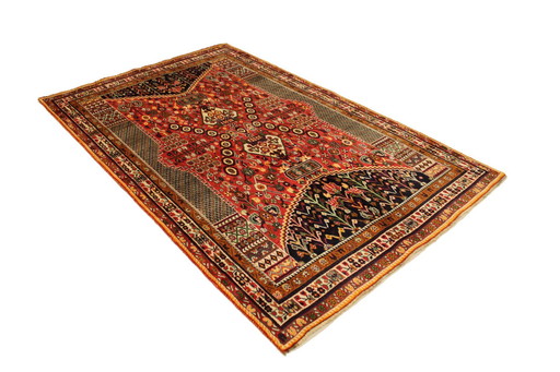 Origineel Perzisch Tapijt Nomadisch & Dorpskleed Shiraz 252 X 155 Cm Top Conditie