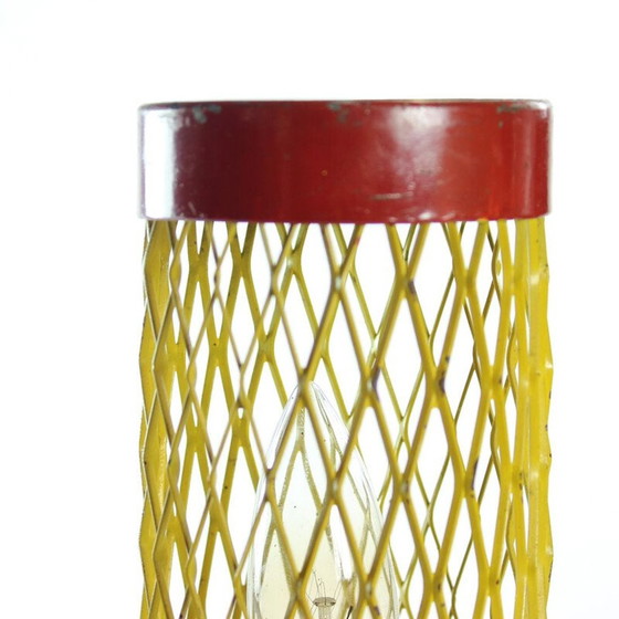 Image 1 of Vintage metalen lamp, Tsjecho-Slowakije 1950