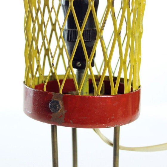 Image 1 of Vintage metalen lamp, Tsjecho-Slowakije 1950