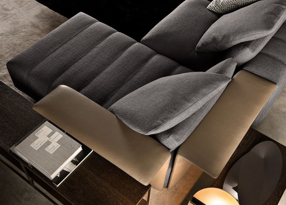 Image 1 of Minotti Freeman modulaire hoekbank Duvet & Tailor in stof G