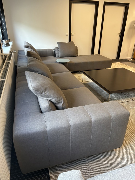 Image 1 of Minotti Freeman modulaire hoekbank Duvet & Tailor in stof G