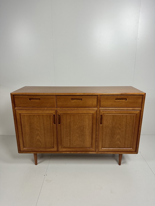 Vintage Teak Dressoir Lowboard