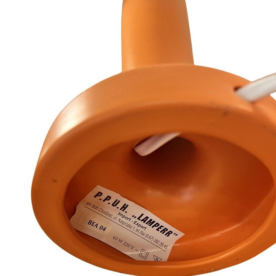Image 1 of Vintage tafellamp model BEA04 in keramiek en stof voor Lamperr, Polen 1990