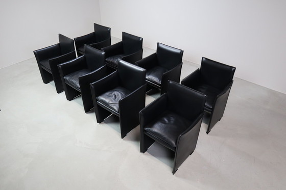 Image 1 of Set Of Eight Break 401 Armchairs By Mario Bellini For Cassina, 1976