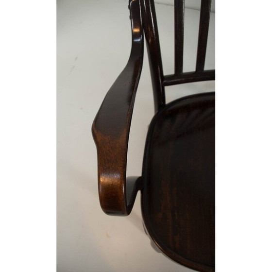 Image 1 of Paar vintage model n° 752 fauteuils in gebogen hout van Josef Frank voor Thonet, Tsjecho-Slowakije 1933