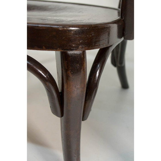 Image 1 of Paar vintage model n° 752 fauteuils in gebogen hout van Josef Frank voor Thonet, Tsjecho-Slowakije 1933